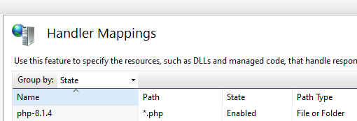本地站點 PHP 管理器中缺少 PHP 版本