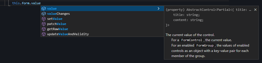 Angular 14 中的型別化表單顯示 `<any>` 而不是型別