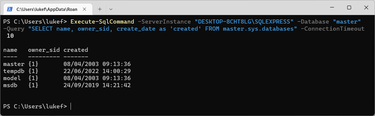 無法連接到 SQL Server 時如何在 Powershell 中強制連接超時