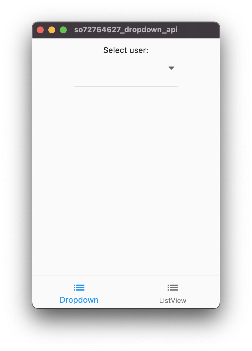 如何在下拉選單中顯示來自 API 的資料