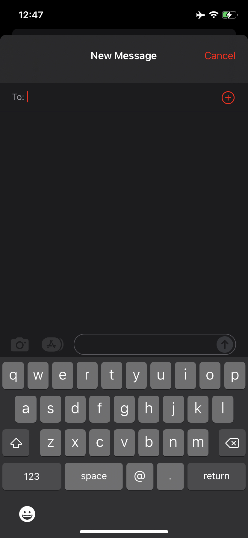 MFMessageComposeViewController:無法在暗模式下設定“取消”按鈕的樣式