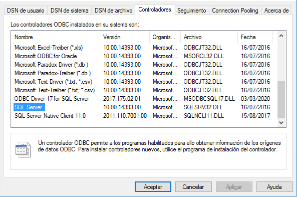從哪里下載舊的 SQL ODBC 驅動程式版本 10(不是 Native Client)