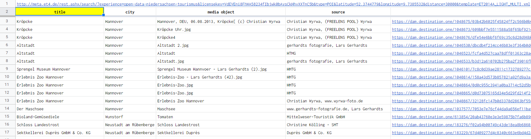 使用帶有 ImportXML 的 Google 表格從網站獲取資料