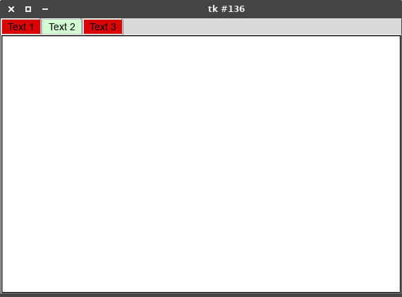 Python tkinter：如何為筆記本選項卡設定單獨的顏色？