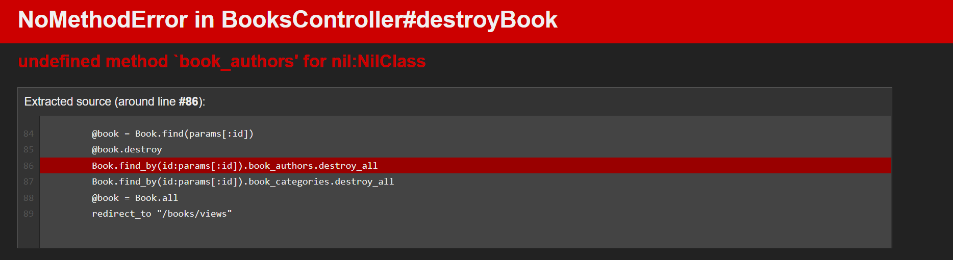 關系 RDBMS 系統中 Rails 中的 Destroy 檔案錯誤
