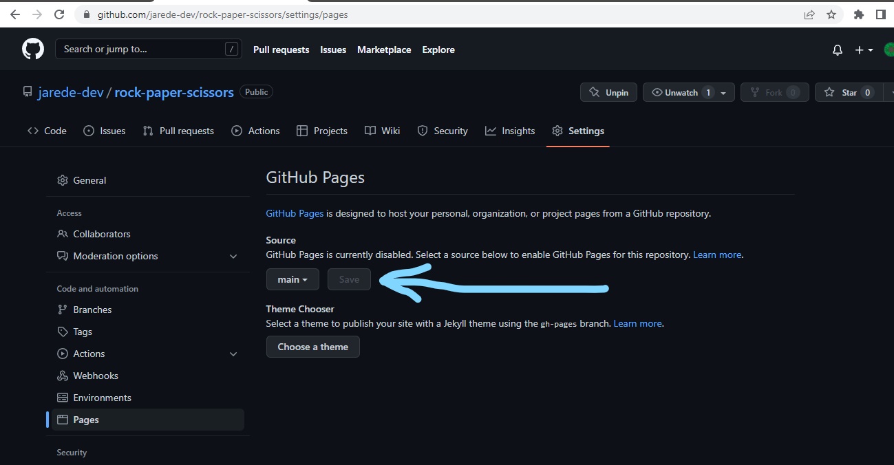 Github頁面無法保存