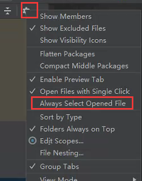我想寫一個IDEA插件,它執行與`Always Select Opened File`相同的功能