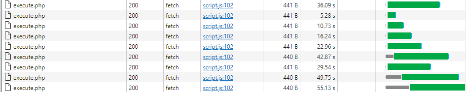 使用 fetch api 獲取資料不是異步的