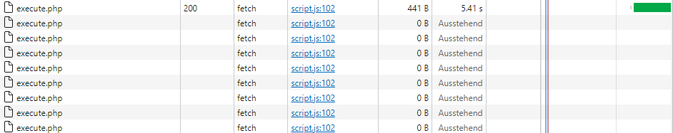 使用 fetch api 獲取資料不是異步的