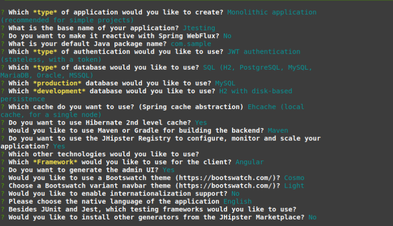 JHipster：在 localhost 上運行生產組態檔