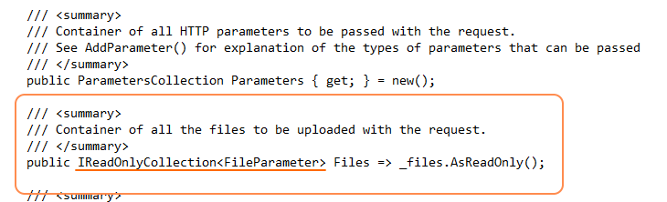 與 RestSharp 檔案相反，request.AddFile 不接受 FileParameter 作為 AddFile 的引數。找不到有關如何遷移的任何檔案。有任何想法嗎？