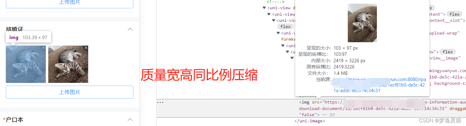 質量寬高同比例壓縮