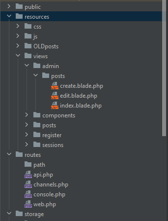 Laravel 一直顯示 404 好像目錄或檔案不存在
