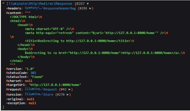 redirect()->route() 和 route() 有區別嗎?