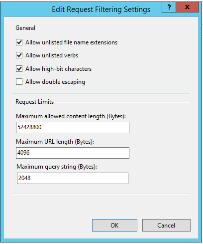 ASP.NET Web 服務 413 請求物體太大錯誤