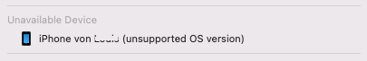 添加 DeviceSupport 后 Xcode 出錯:無法為開發準備設備
