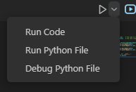 當我嘗試將它們作為代碼運行時，VSCode 中的 Python 專案以“code=1”退出