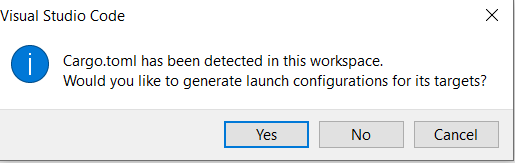 無法在 Visual Studio Code 中除錯 Rust？
