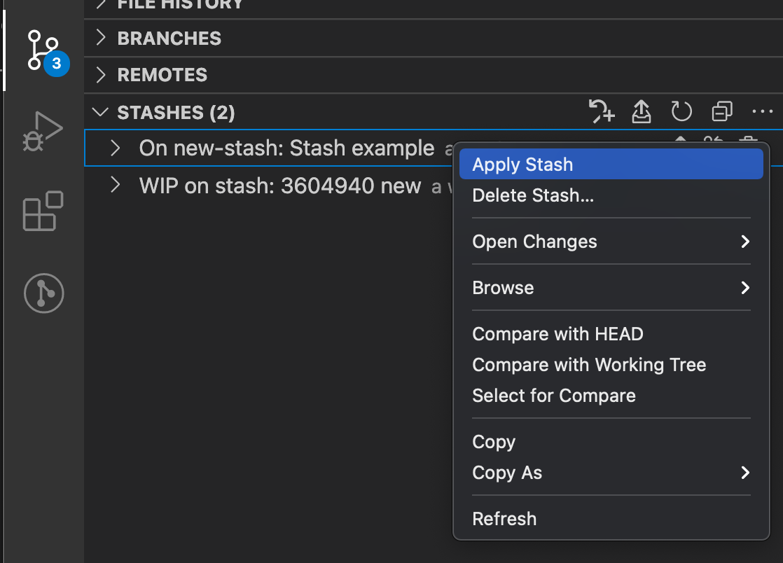 VS Code 缺少 Git 選單？
