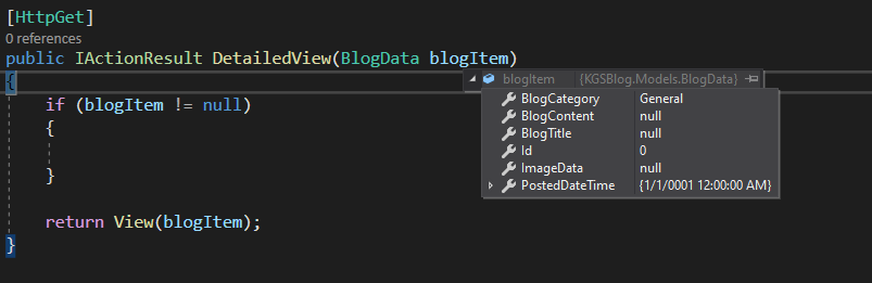 ASP.NET Core 模型系結值為 null