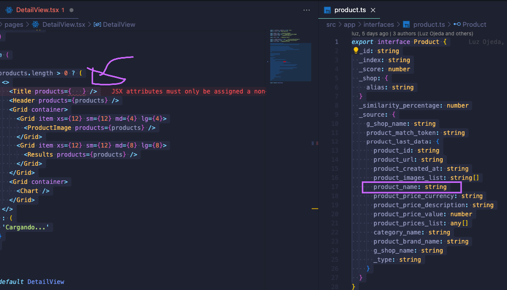僅在 typescript 中通過 props 的一個屬性做出反應