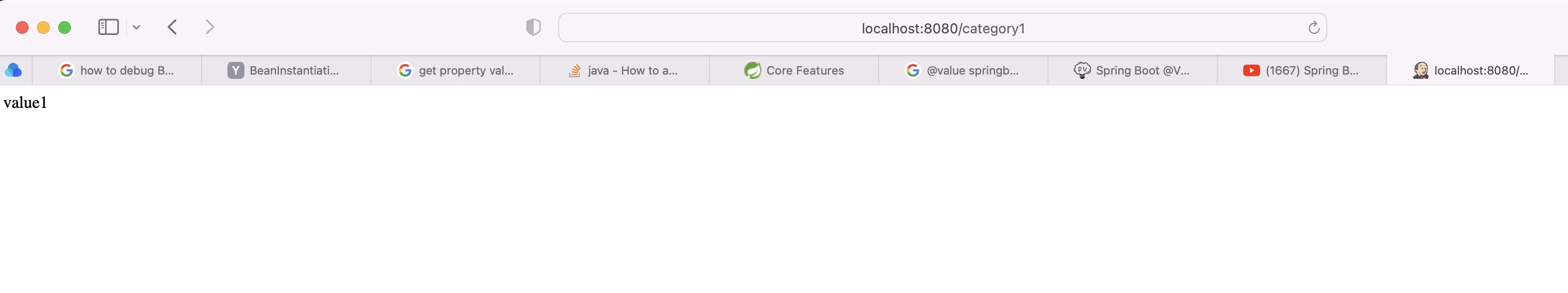 從 Springboot 中的 application.properties 檔案中獲取屬性時獲取空值
