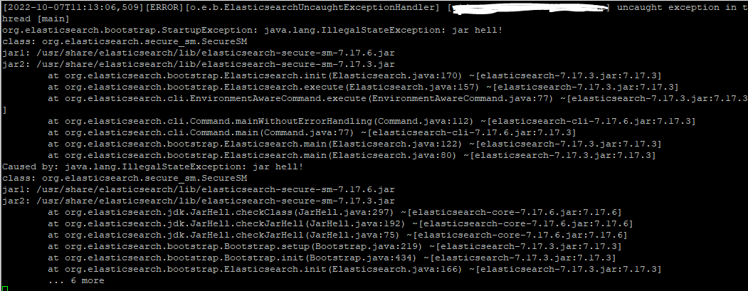 Elasticsearch 無法啟動