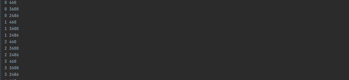 我想為 Python 中的單個變數提供 3 個值：360 ,3600,2486