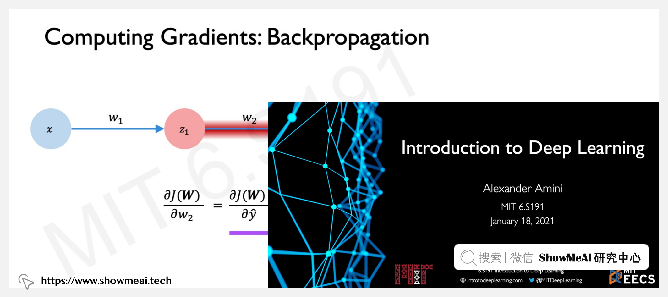 6.S191; Introduction to Deep Learning; 深度學習導論