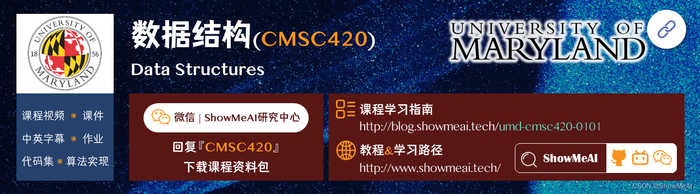 CMSC420; Data Structures; 資料結構