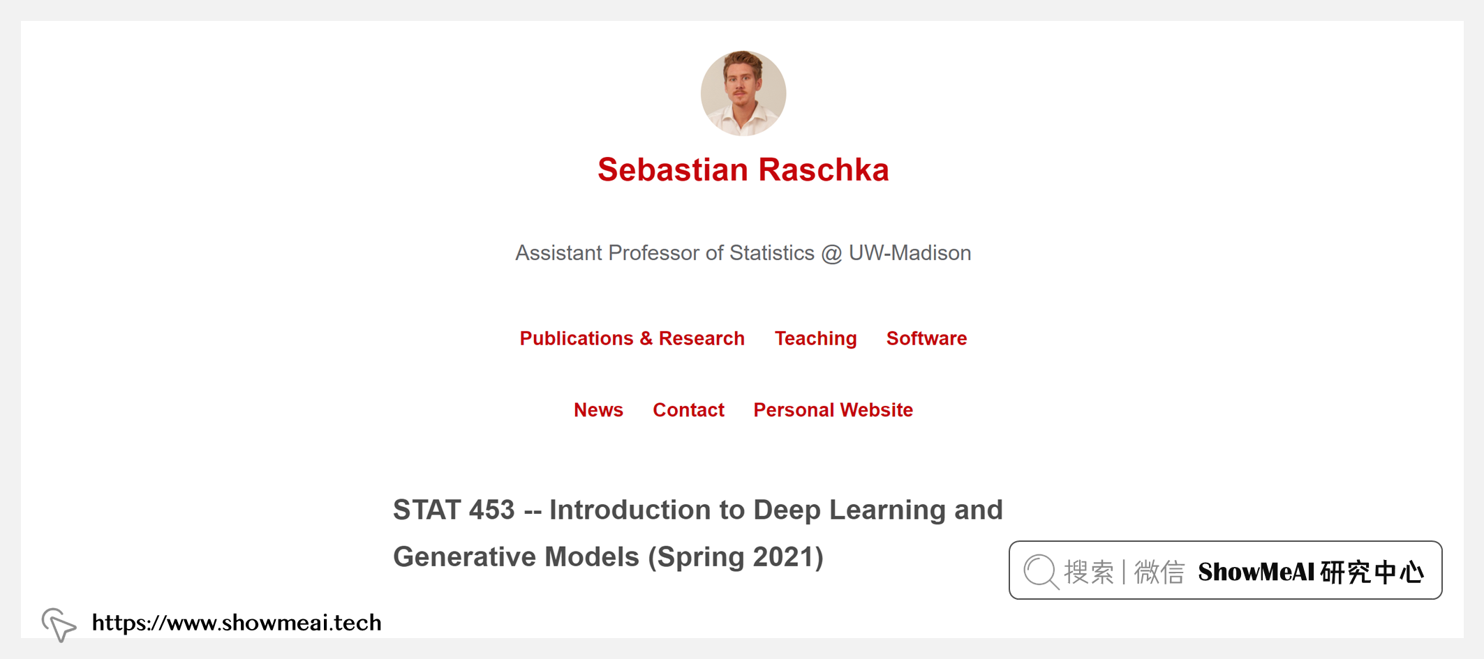 STAT453; Intro to Deep Learning and Generative Models; 深度學習和生成模型導論