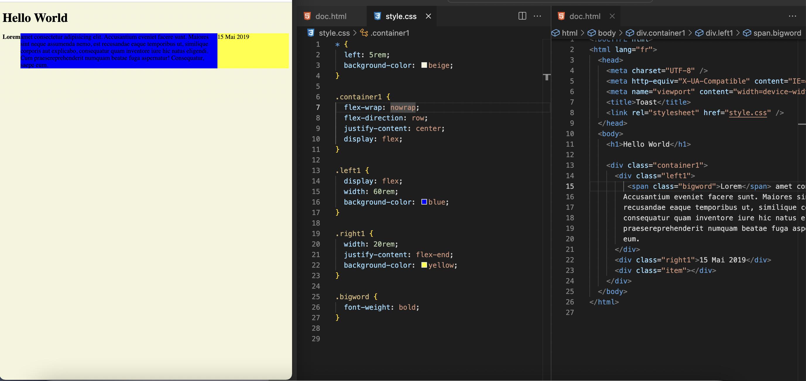CSS- HTML Flexbox：如何在不創建另一個盒子的情況下添加樣式