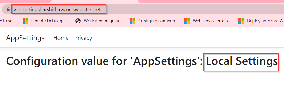 Visual Studio 發布到應用服務功能是否將 appsettings.json 中的專案部署到 Azure 門戶中的配置刀片