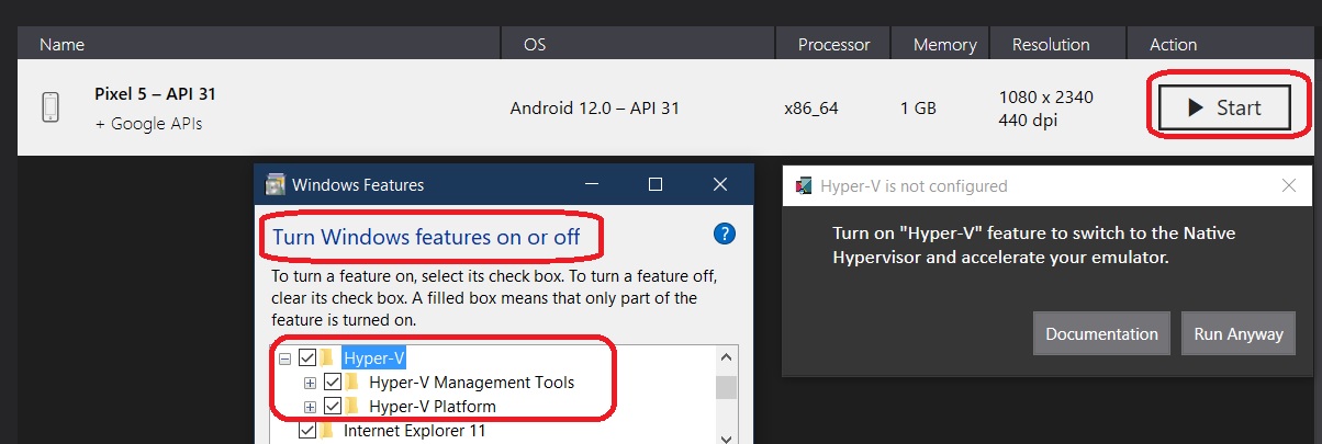 Visual Studio 2022 Xamarin Android SDK 安裝模擬器“操作失敗:安裝 Android Emulatorv31.2.10”