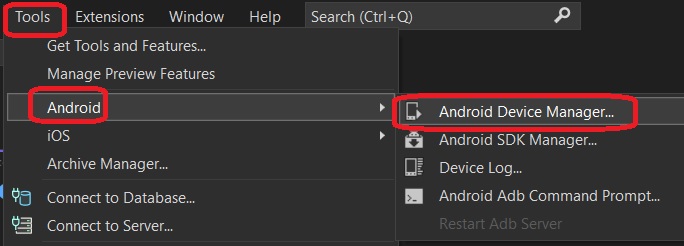 Visual Studio 2022 Xamarin Android SDK 安裝模擬器“操作失敗:安裝 Android Emulatorv31.2.10”