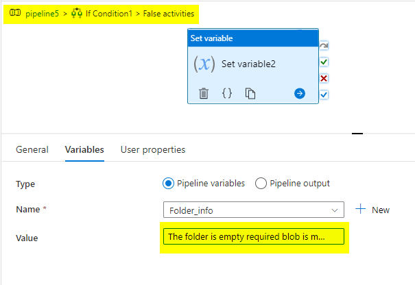 Azure 資料工廠計算檔案夾中的檔案數