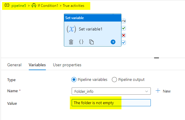 Azure 資料工廠計算檔案夾中的檔案數
