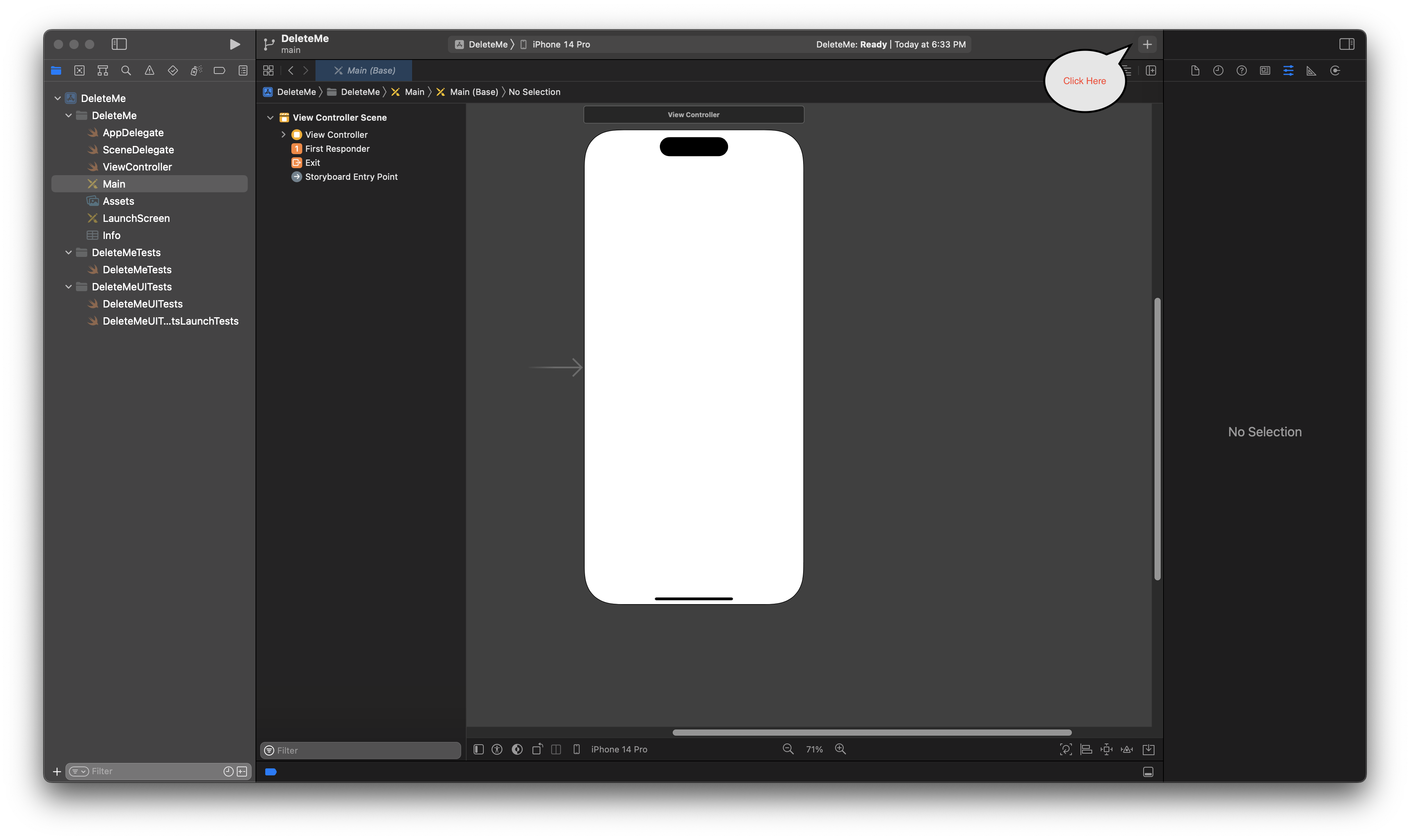 XCode 14.1 上的添加 UI 控制元件選項在哪里？
