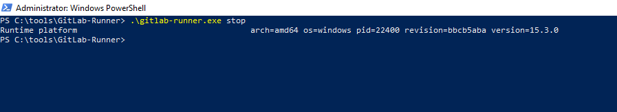 Powershell ISE 在使用 GitLabRunner 時拋出 RemoteException