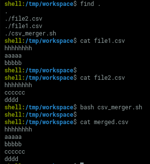 將兩個 .csv 檔案合并為一個并只保留一個標題 - 在 bash