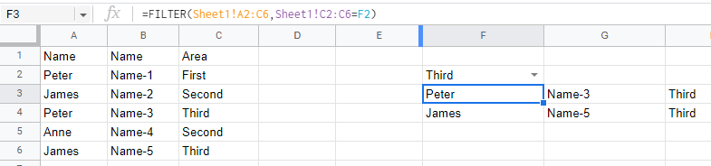 根據區域、Excel 或 Google 表格創建串列