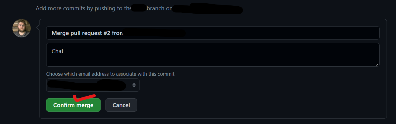 如何在默認分支中將我的專案推送到 github,或遠程合并兩個 github 分支?