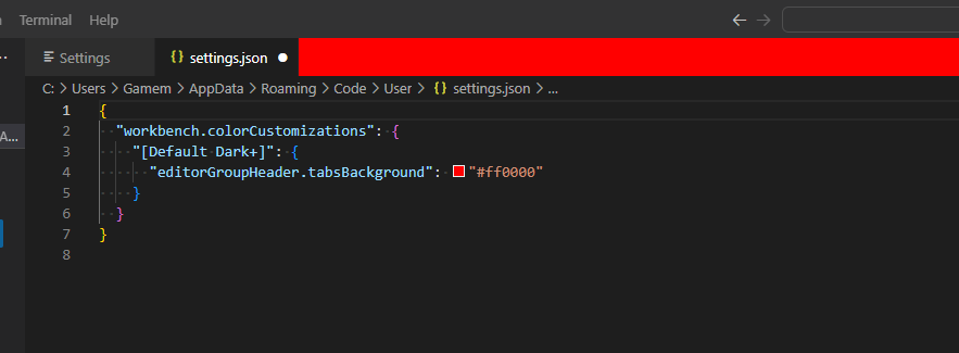 如何更改 Visual Studio Code 中編輯器組的背景顏色?