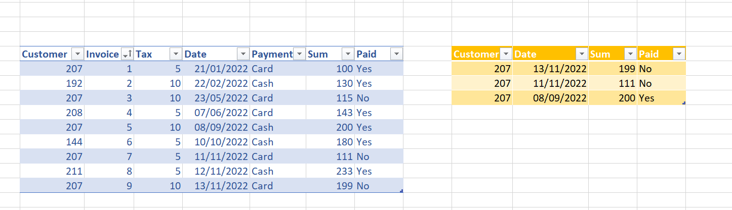 Excel FILTER 單步排序、不連續列和 n-top 值