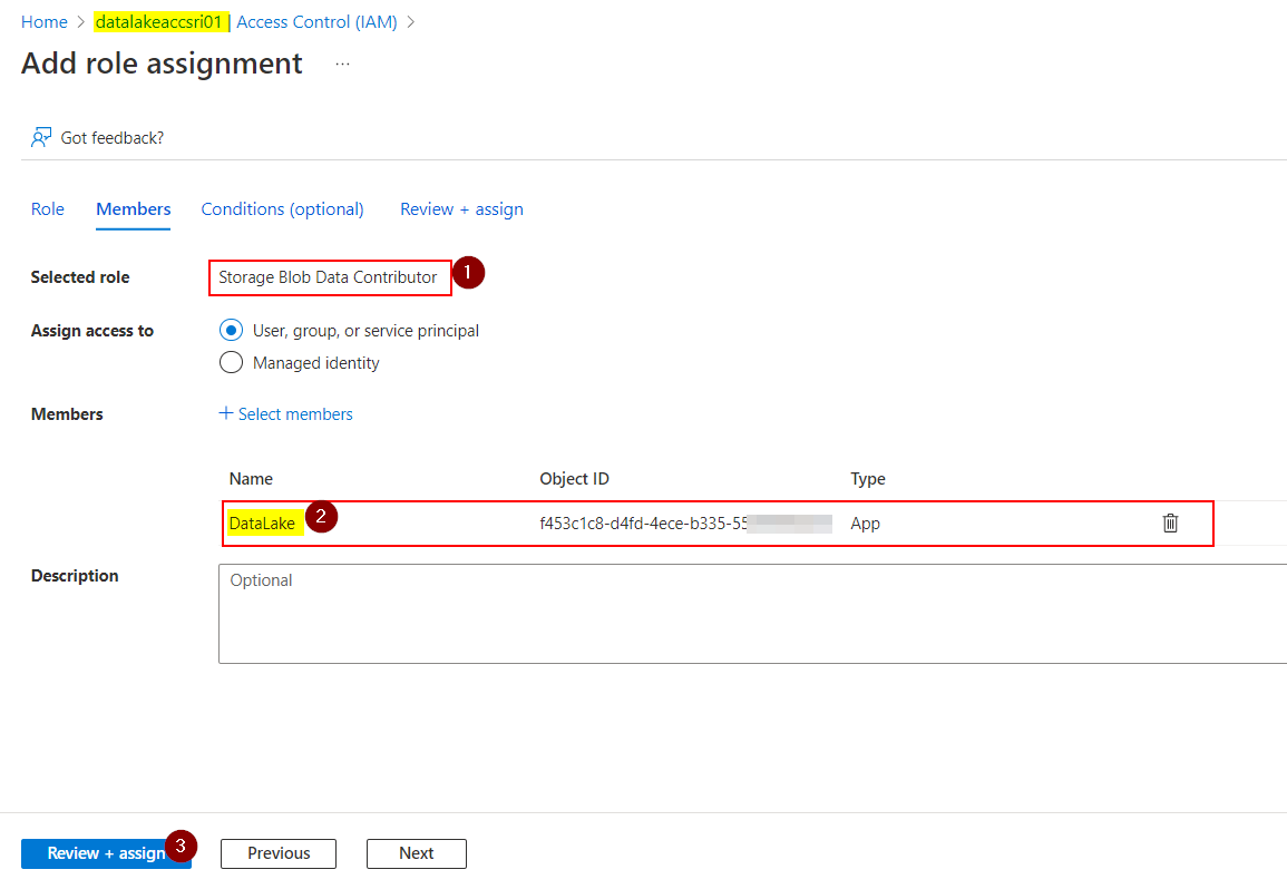 休息操作 Azure Datalake gen2