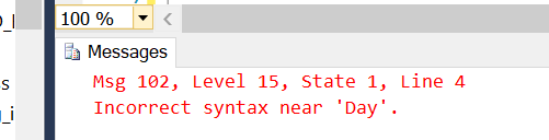 MSSQL - 引數中的 DATEADD 值回傳錯誤
