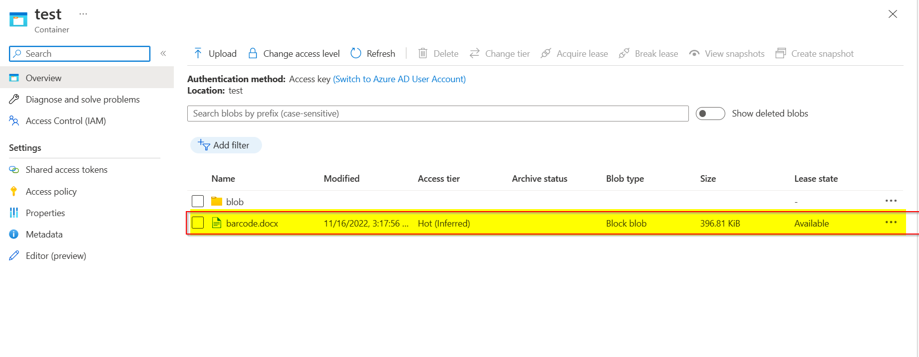 使用 java 將檔案上傳到 azure blob 存盤時遇到錯誤