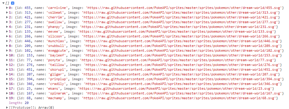 帶有 await 的 Javascript JSON Fetch 回傳資料,但其函式回傳一個空陣列