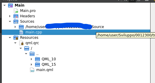 如何加載兩個 QML 合并兩個專案