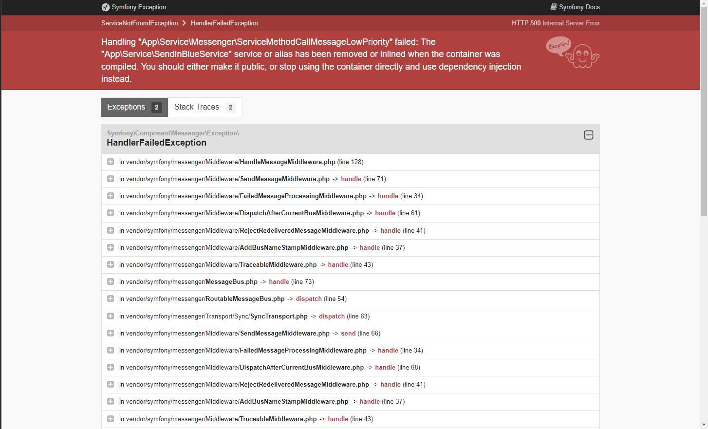 Symfony Messenger 注入原則